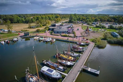 Siblu Camping Lauwersoog - Blick auf den Bootshafen 