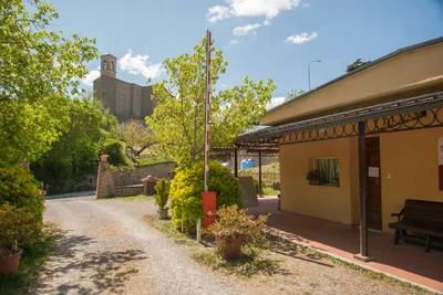 Camping Le Balze - Blick auf den Eingang des Campingplatzes