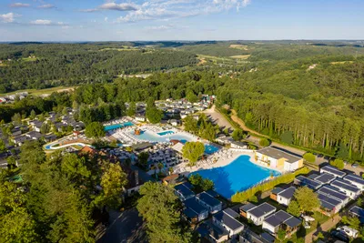 Camping Le Grand Dague - Campingplatz aus der Vogelperspektive
