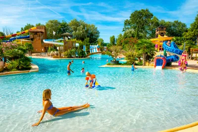 Camping Capfun Le Sagittaire - Wasserpark mit Rutschen