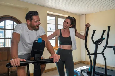Le Village Perrosien   - Fitnessraum auf dem Campingplatz