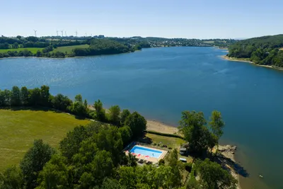 Camping Les Cantarelles  - Campingplatz aus der Vogelperspektive