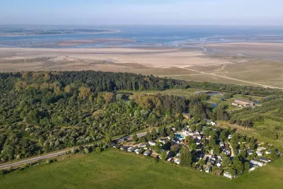 Camping Les 3 Sablières  - Luftaufnahme des Campingplatzes