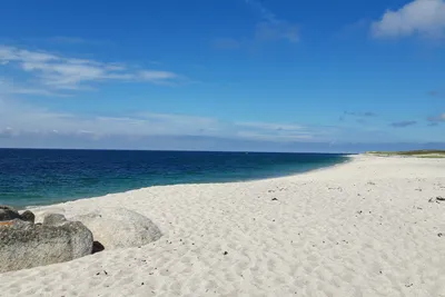 Camping Les Vergers de Squividan - Blick auf den Sandstrand