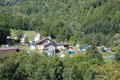 Camping Lou Dahu - Luftaufnahme auf den Campingplatz