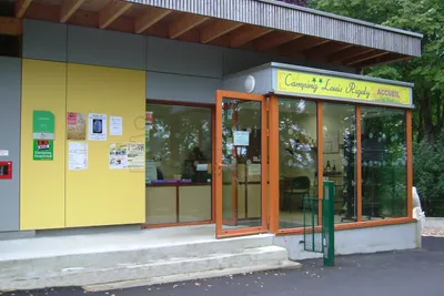 Camping Municipal Louis Rigoly  -  Rezeption auf dem Campingplatz