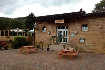 Camping Nahetal - Außenansicht der Rezeption auf dem Campingplatz