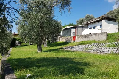 Camping Navene - Blick auf die terrassenförmig angelegten Standplätze zwischen den Olivenbäumen