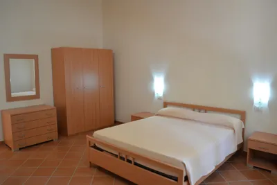 Camping Nessuno  -  Schlafbereich im Mobilheim vom Campingplatz