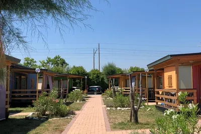 Camping Fano  - Mobilheimen auf dem Campingplatz