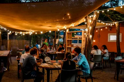 Camping Piper  - Restaurant mit Terrasse auf dem Campingplatz