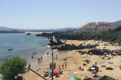 Camping Playa de Isla  -  Strand vom Campingplatz am Atlantik
