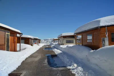 Camping Polsa -  Mobilheime im Winter
