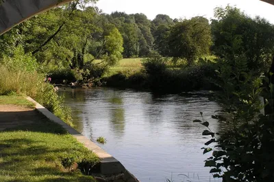 Camping Pont de Deulin - Der Fluss, an dem der Campingplatz liegt