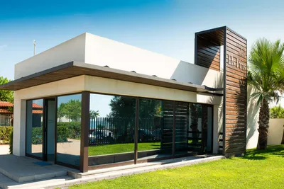 Camping Resort Els Pins  -  Rezeption vom Campingplatz