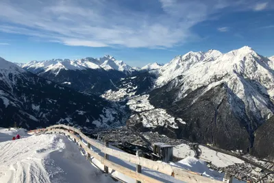Camping Riffler - Blick vom Venet in den Talkessel von Landeck