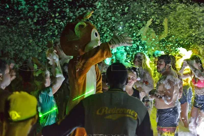 Camping Saint-Disdille - Schaumparty auf dem Campingplatz