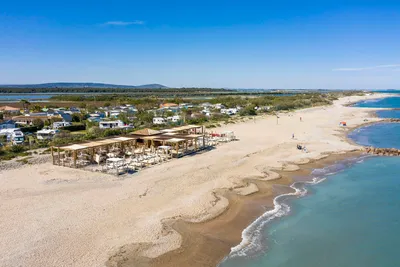 Camping Sandaya Les Tamaris - Strand auf dem Campingplatz