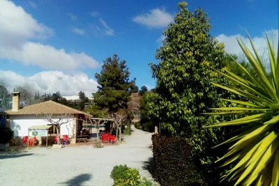Camping Sierra Espuña  -  Einfahrt und Rezeption vom Campingplatz