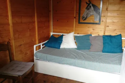 Camping Smeraldo - Wohnbereich in Mobilheim vom Campingplatz