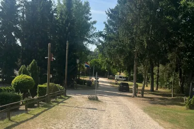 Camping Sonnenberg - Standplätze zwischen den Bäumen auf dem Campingplatz