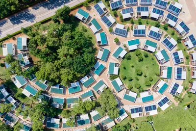 Camping Stella Maris  - Luftaufnahme des Campingplatzes