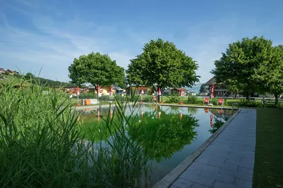 Camping Stuhlegg  -  Pool vom Campingplatz im Grünen