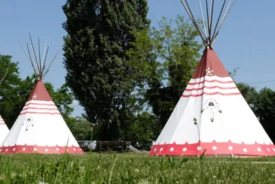 Camping Terme Čatež - Tipi  auf dem Campingplatz