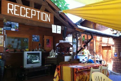 Camping Valcentre -  Rezeption des Campingplatzes