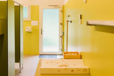 Camping Viva - Innenansicht des Sanitärgebäudes
