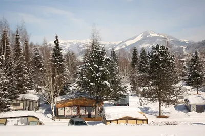 Camping zur Mühle - Winterliche Ansicht des Campingplatzes