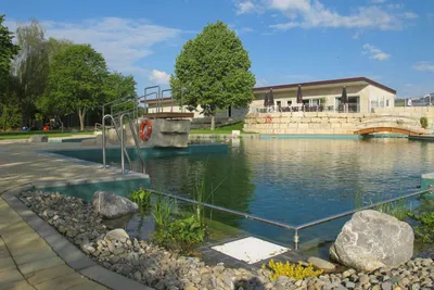 Campinggarten Leibertingen - Naturschwimmbad auf dem Campingplatz