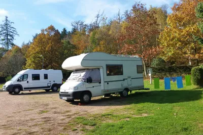 Campingpark Eisenach - Wohnmobil auf dem Campingplatz 