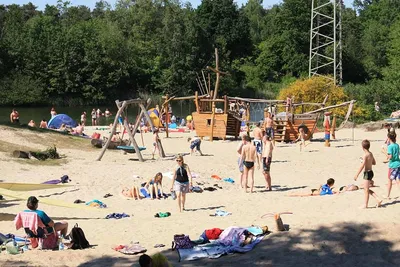 Campingpark Haddorfer Seen  -  Spielplatz vom Campingplatz am Strand