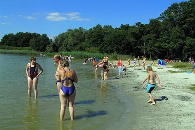 Campingpark Seedorf - Gäste am Strand