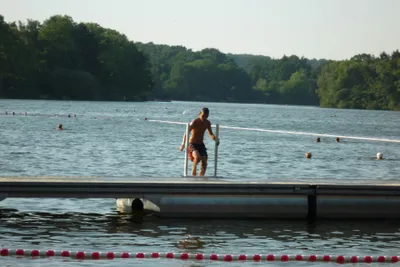 Campingplatz ABC Am Großensee - Badesteg am See