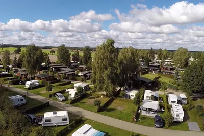 Camping am Hardausee - Campingplatz Luftaufnahme