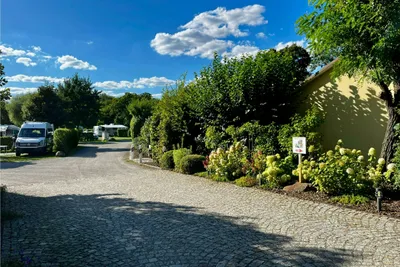 Camping Bei Berlin Am Mahlower See  Campingplatz am Mahlower See - Einfahrt des Campingplatzes