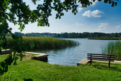 Campingplatz am Röblinsee -  Lage am See