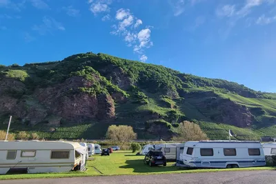 Campingplatz Erden - Blick auf die Standplätze des Campingplatzes 