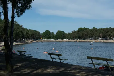 Campingplatz Herthasee - Gäste am See