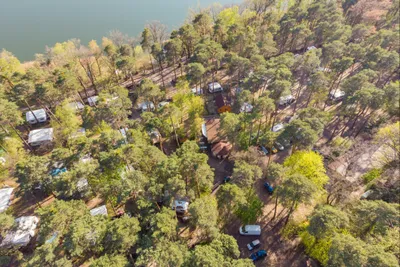 Campingplatz Icanos - Blick auf das Campinggelände von oben