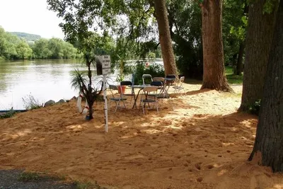Camping Kalte Quelle - mit Blick aug den See