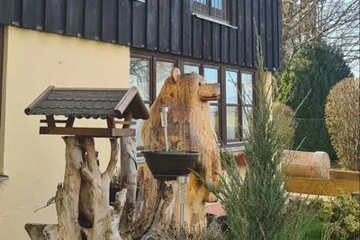 Campingplatz Landsberg am Lech - Dekoelemente auf dem Campingplatz