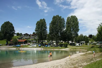 Campingplatz Magdalena - Strand von Forggensee auf dem Campingplatz