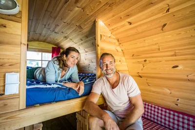 Campingplatz Nittenau - Innenansicht eines Campingfasses