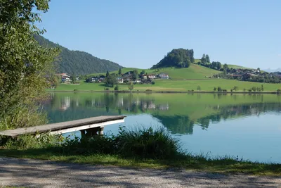 Campingplatz Rueppenhof  - Steg am Thiersee auf dem Campingplatz