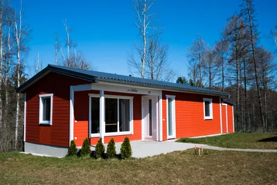 Camping Stausee Oberwald - Mobilheim auf dem Campingplatz