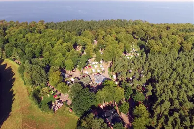 Camping Stubbenfelde - Campingplatz im Wald Vogelperspektive