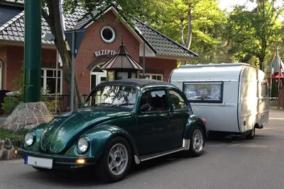 Camping Stubbenfelde  -  Wohnmobil an der Rezeption vom Campingplatz